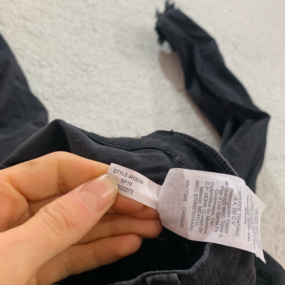 Madewell Berkeley black button through skinny jean - Picture 7 of 7